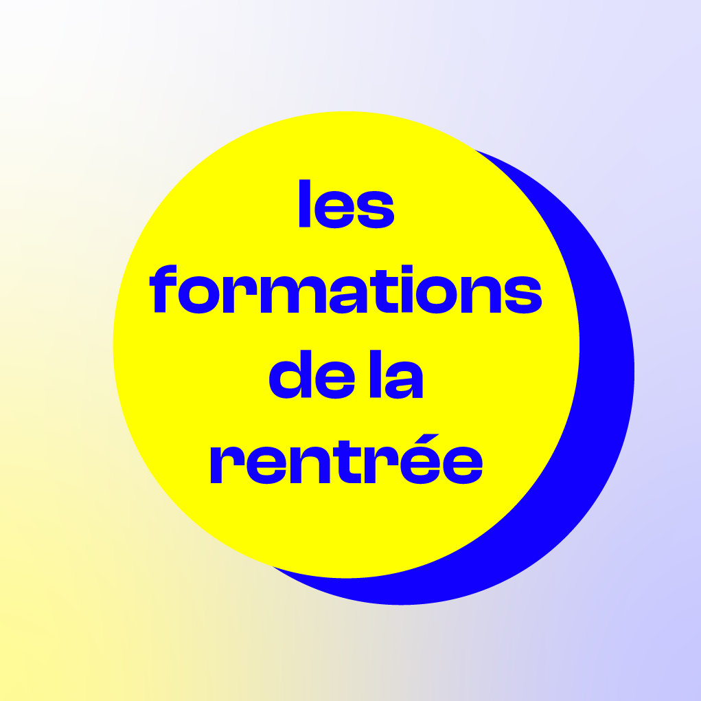 visuel d'un bouton avec le texte "les formations de la rentrée"