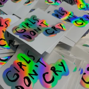 Stickers Girls Don't Cry